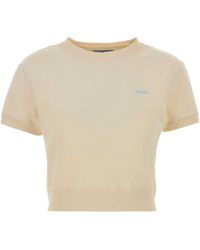 Prada - Pastel Cotton T-Shirt - Lyst