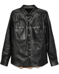 Rick Owens - Leather Jacket - Lyst