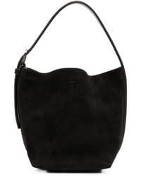 TOTEME - Belted Petite Leather Tote Bag - Lyst