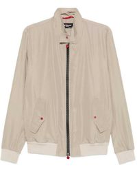 Kiton - Bomberjack Met Rits - Lyst