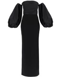 Solace London - Maxi Dress Carmen avec manches de ballon - Lyst