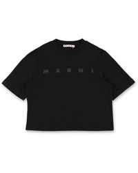 Marni - Girls 100% Cotton T-Shirt - Lyst