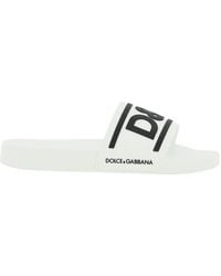 Dolce & Gabbana - Portofino Drip Pool Slide Sandals - Lyst