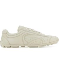 Prada - Ivory Nappa Leather Montecarlo Re-Edition 2005 Sneakers - Lyst