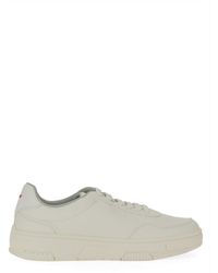 HUGO - Sneaker With Subtle Zigzag Detail - Lyst