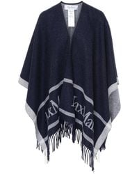 Max Mara - Studio Pirania Wool Cape - Lyst