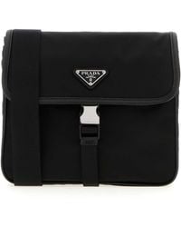 Prada - Black Re-nylon Crossbody Bag - Lyst