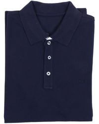 Fay - Polo Db Collar Piquet Str. Bicolor - Lyst