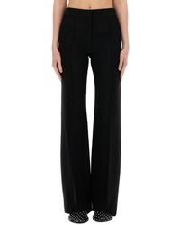 Jil Sander - Viscose Blend High-Waisted Pants - Lyst
