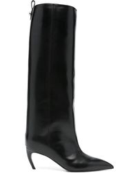 The Attico - Stiefel Lea 65 Aus Leder - Lyst