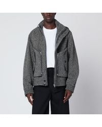 Dries Van Noten - Patterned Zip Up Wool Jacket - Lyst