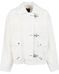 Fay - 3 Gangi Bomber Cotton Polyamide Jacket - Lyst
