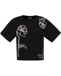 Weekend by Maxmara - Wkdsala Cotton T Shirt With Print - Lyst