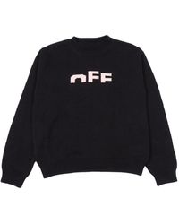 Off-White c/o Virgil Abloh - Type Logo Knit Crew Soft - Lyst