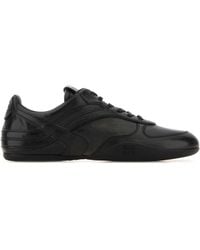 Miu Miu - Black Leather Sneakers - Lyst