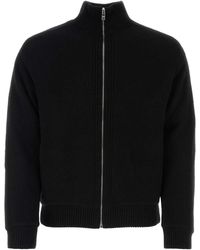 Prada - Wool Blend Cardigan - Lyst