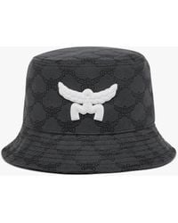 MCM - Bucket Hat In Lauretos Denim Jacquard - Lyst