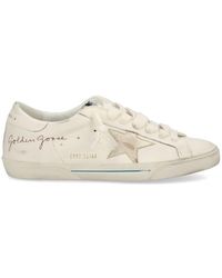 Golden Goose - Super Star Half Foxing Leather Sneakers - Lyst