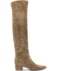 Gianvito Rossi - Botas de ante 45 mm - Lyst