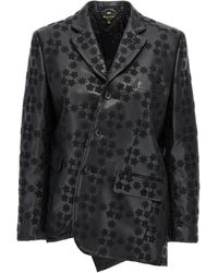 Comme des Garçons - Bordado de un solo pecho Blazer - Lyst