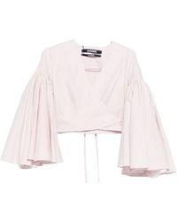 Jacquemus - Le Cache Coeur Paysan Top - Lyst