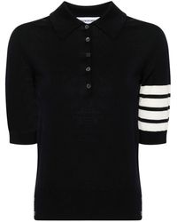 Thom Browne - 4Bar Wool Polo Shirt - Lyst