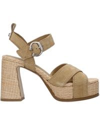 Ash - Sandalen Leer Bruin - Lyst