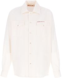 Marni - 'Tropical 'Wool' Shirt - Lyst