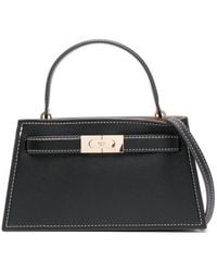 Tory Burch - Lee Radziwill Mini Leren Handtas - Lyst