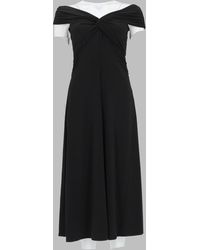 MICHAEL Michael Kors - Sleek Long-Sleeve Midi Dress - Lyst