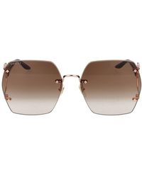 Gucci - Sonnenbrille GG1562 S 002 Gold Havanna Brown /17 /140 - Lyst