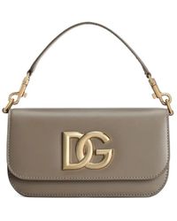 Dolce & Gabbana - Leder Umhängetasche - Lyst
