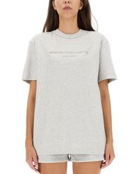 Alexander Wang - T -shirt Met Logo - Lyst