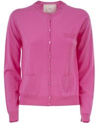 Vanisé - Cashmere Cardigan With Patch Pockets - Lyst