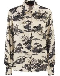 Max Mara - Msevetro Blouses Met 'toile De Jouy' Print - Lyst