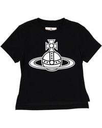 Vivienne Westwood - Graphic Orb Cotton T-Shirt - Lyst