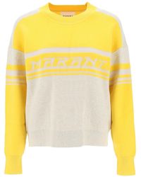 Isabel Marant - Isabel Marant Etoile 'callie' Jacquard Logo Sweater - Lyst