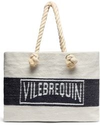 Vilebrequin - Canvas Tote Bag With Rope Handles - Lyst