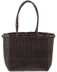 Dragon - Weave Braided Leather Bag S - Lyst