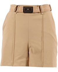 Elisabetta Franchi - Short With Belt - Lyst