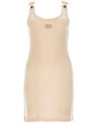 Jean Paul Gaultier - Logo Scoop Neck Mini Dress - Lyst