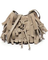 Hogan - Mini -Hocket -Tasche mit Rändern in Beige - Lyst