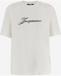 Jacquemus - Cotton T Shirt With Logo - Lyst