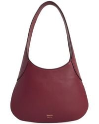 KHAITE - 'Joan' 'Oxblood' Small Burgundy Lear Bag - Lyst