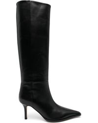 Aeyde - 70 Mm Leren Laarzen - Lyst