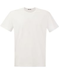Hogan - T-shirt en maillot de coton - Lyst