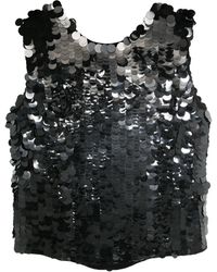 P.A.R.O.S.H. - Glass Sequin Embellished Blouse - Lyst