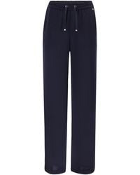 Herno - Flowing Wide-Leg Trousers With Drawstring - Lyst
