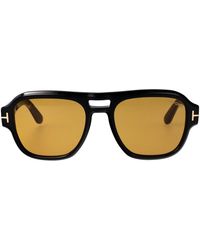Tom Ford - Round Sunglasses Ft1484 01 E - Lyst