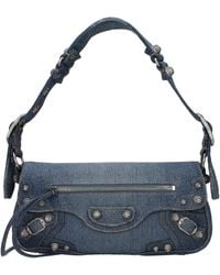 Balenciaga - Shoulder Bags/Denim Fabric - Lyst